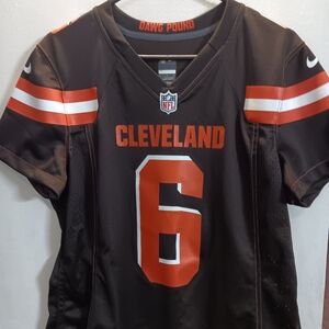 NFL On Field Cleveland Browns Jersey Kids Xl Football